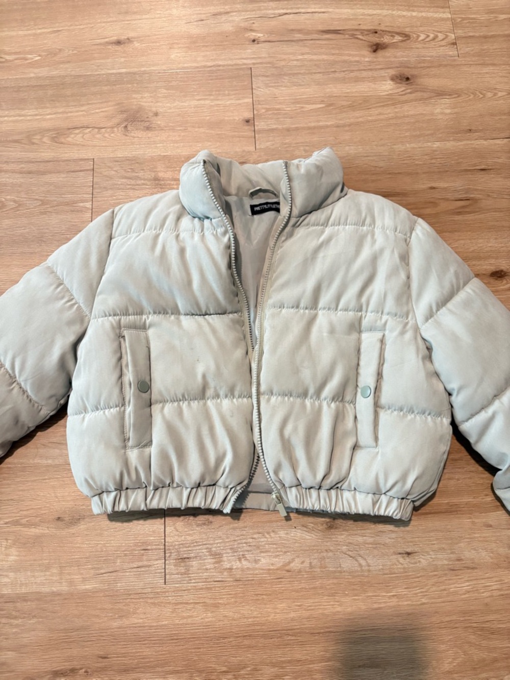 Light Sage Puffer Jacket